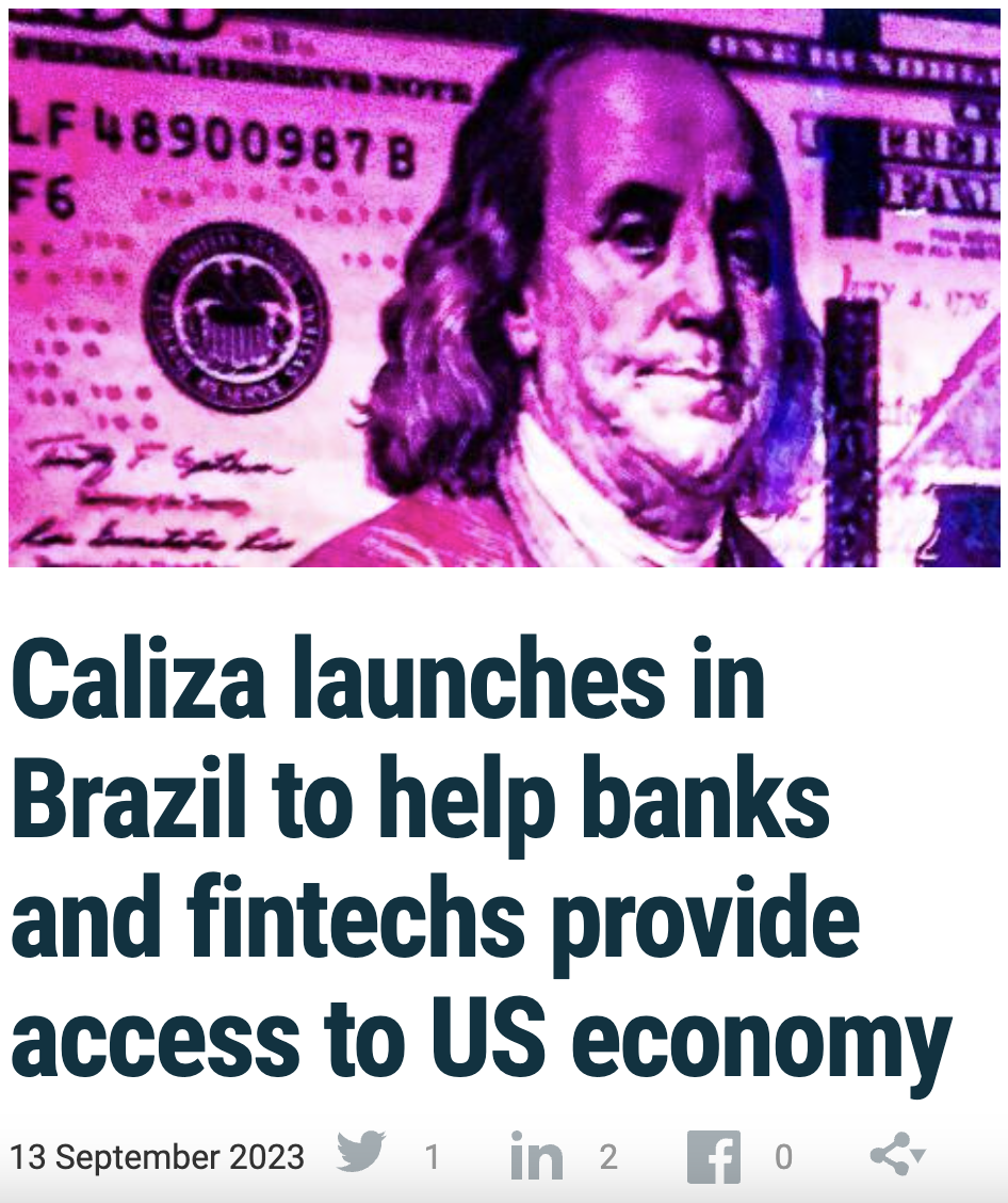 Caliza on Finextra