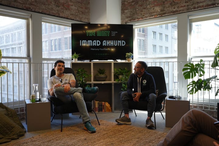 The Mint Recap: Fireside Chat II with Immad Akhund of Mercury