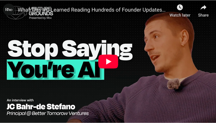 Podcast: JC on Venture Grounds